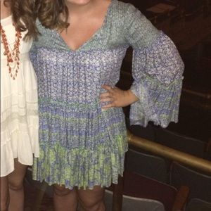 BCBG Bell Sleeve Dress - Size Small